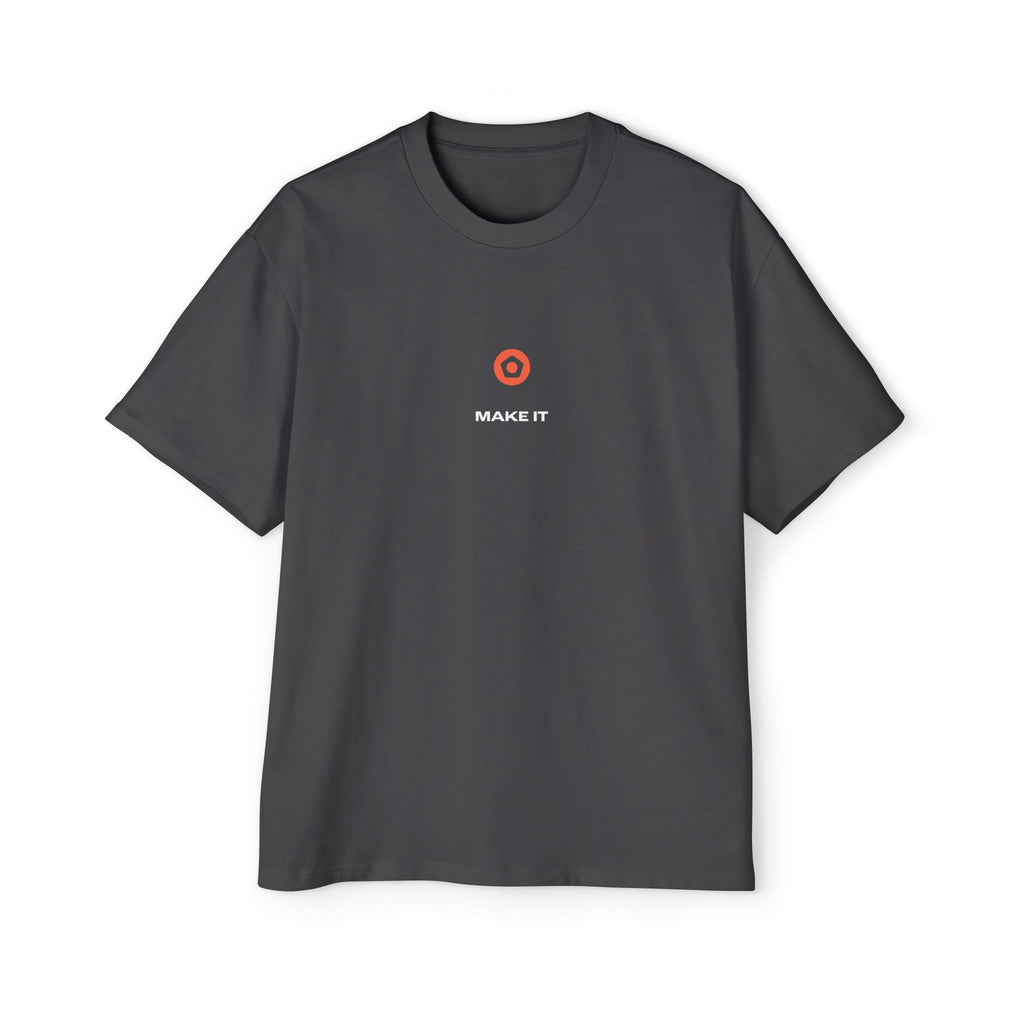 "Top Bins" Illustrated Men's Heavy Oversized Tee