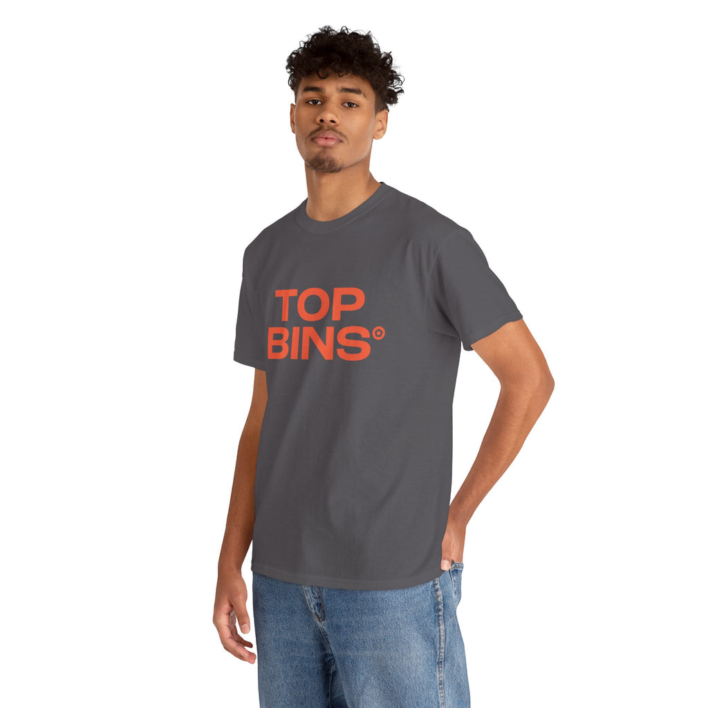 "TOP BINS" Unisex Heavy Cotton Tee - We Make Footballers