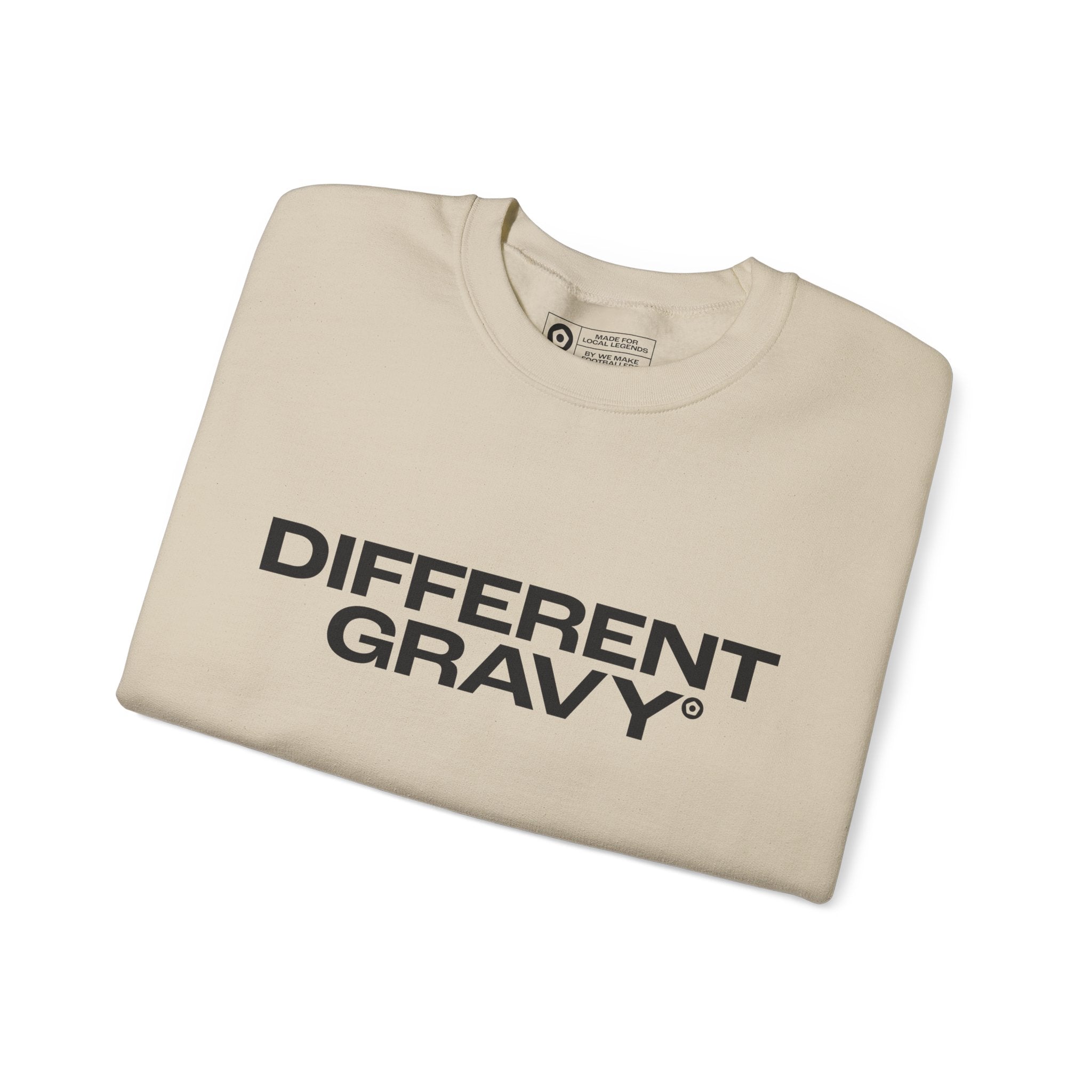 "DIFFERENT GRAVY" Unisex Sweatshirt - We Make Footballers