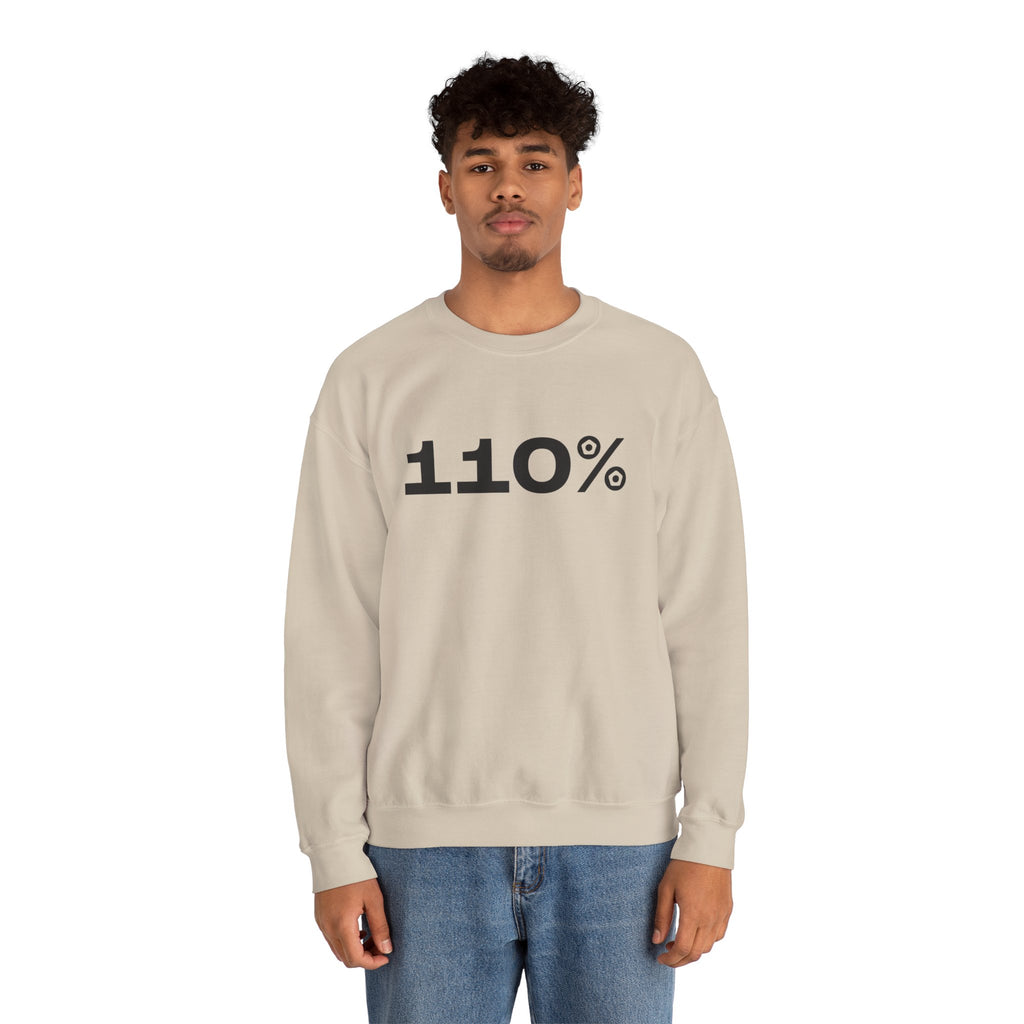 "110%" Unisex Sweatshirt - We Make Footballers