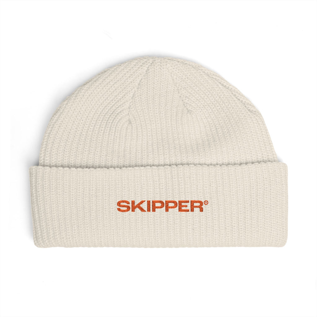 "SKIPPER" Embroidered Cuff Beanie - We Make Footballers