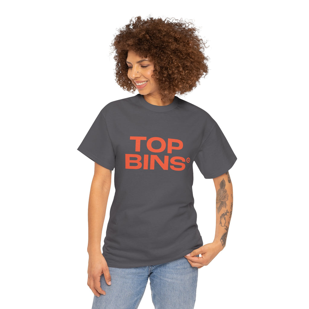 "TOP BINS" Unisex Heavy Cotton Tee - We Make Footballers