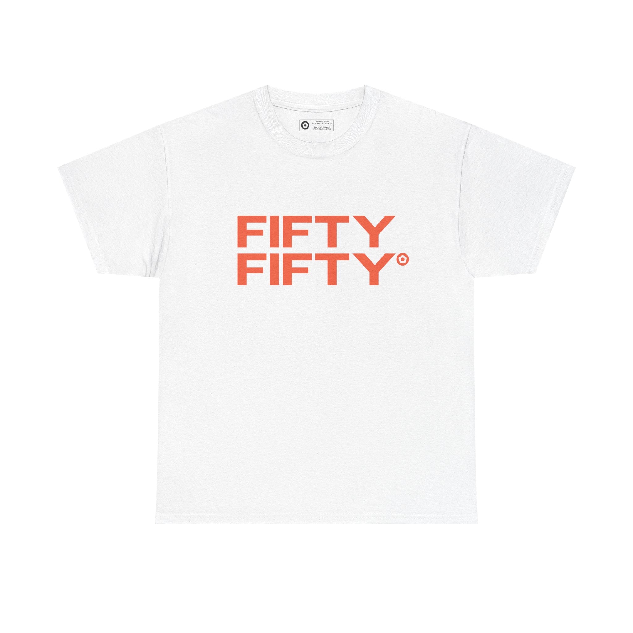 "FIFTY FIFTY" Unisex Heavy Cotton Tee