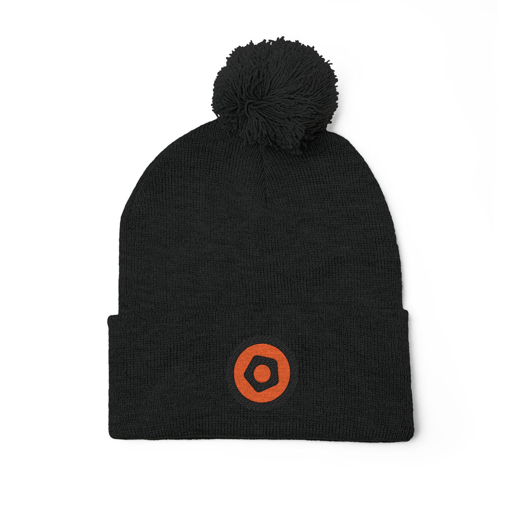 WMF Embroidered Pom-Pom Beanie