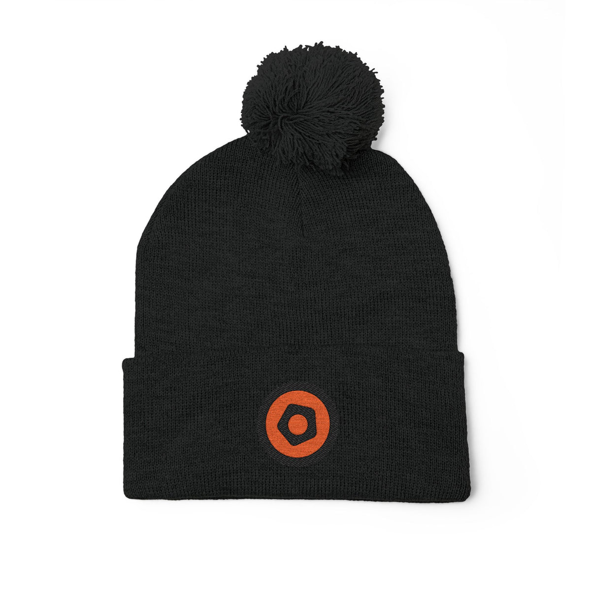 WMF Embroidered Pom-Pom Beanie