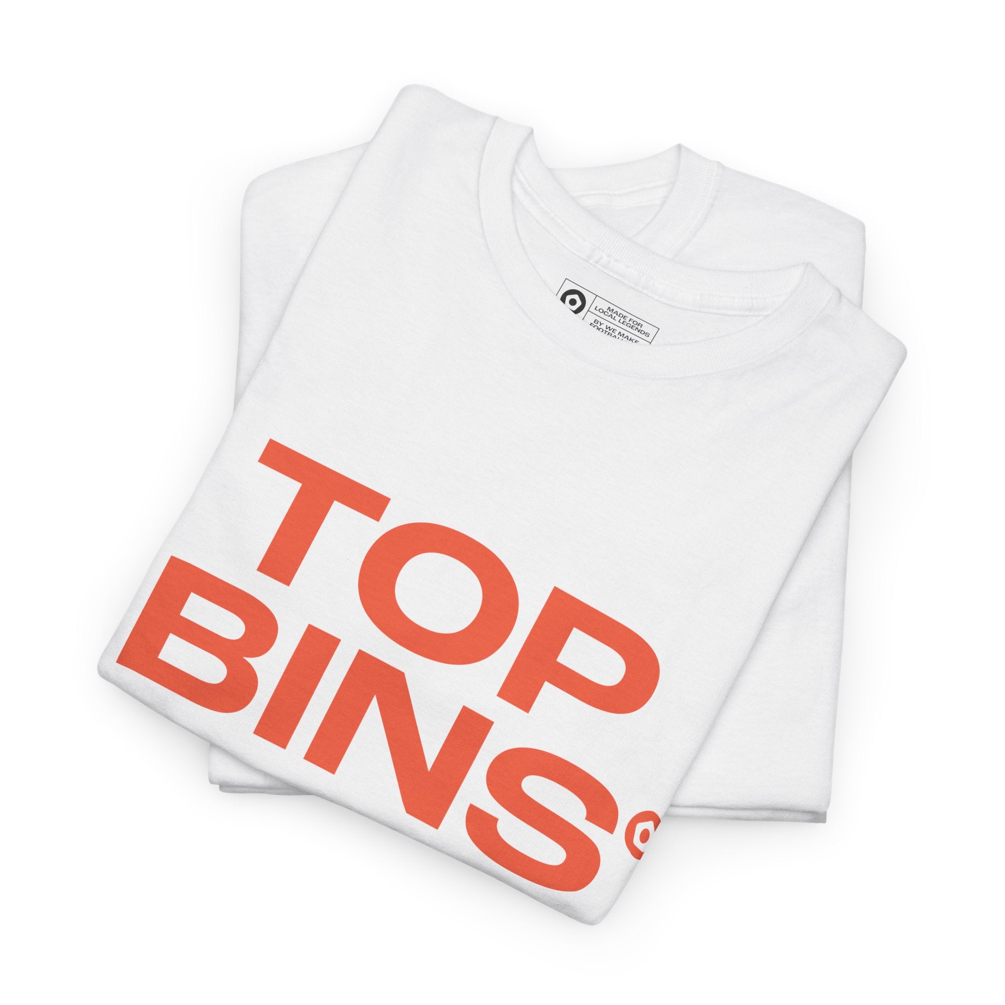 "TOP BINS" Unisex Heavy Cotton Tee