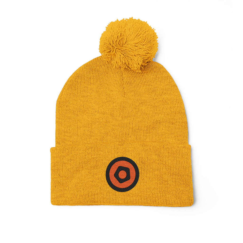 WMF Embroidered Pom-Pom Beanie