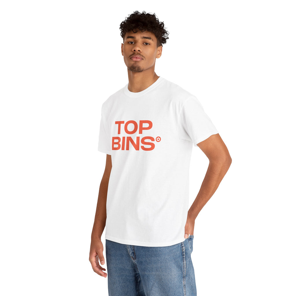 "TOP BINS" Unisex Heavy Cotton Tee - We Make Footballers
