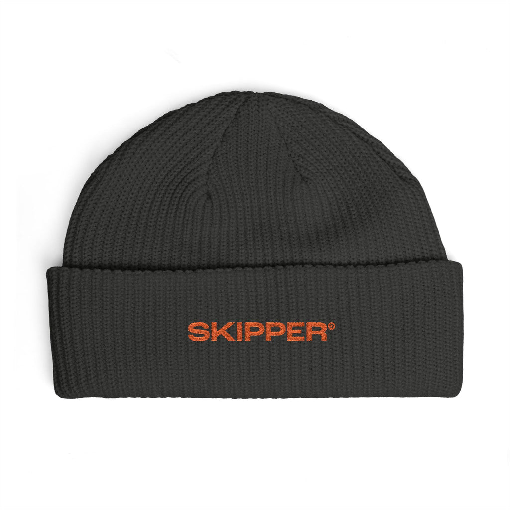 "SKIPPER" Embroidered Cuff Beanie - We Make Footballers