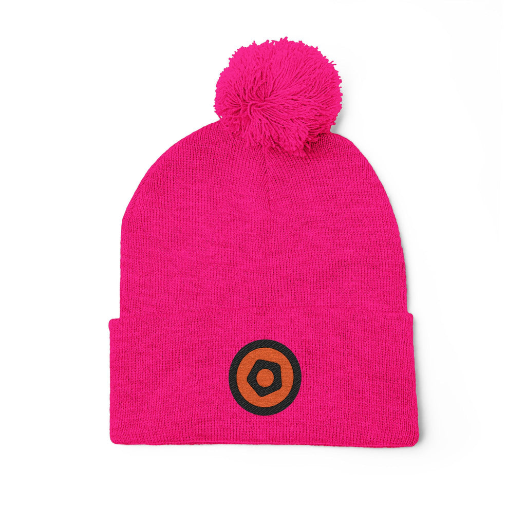 WMF Embroidered Pom-Pom Beanie