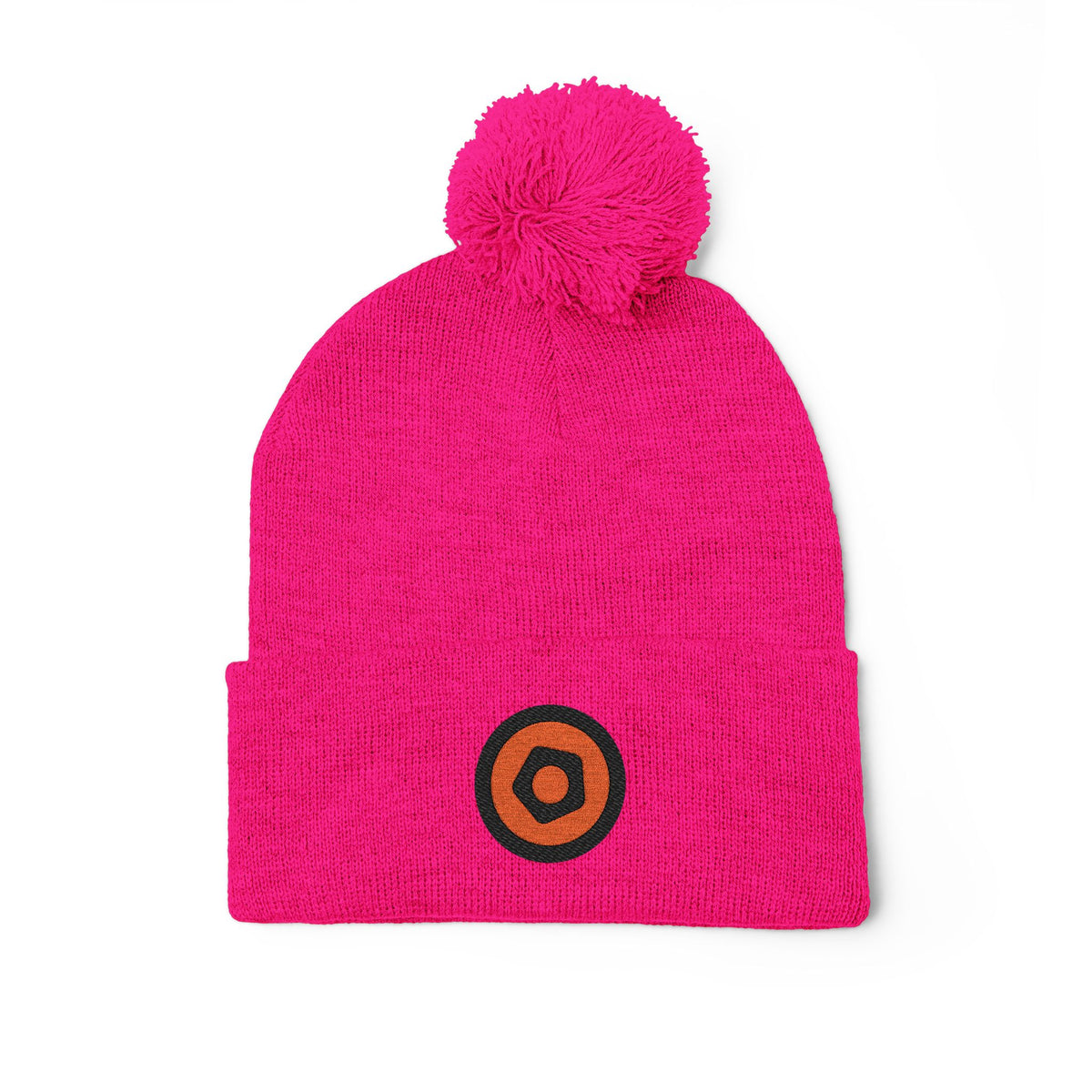 WMF Embroidered Pom-Pom Beanie