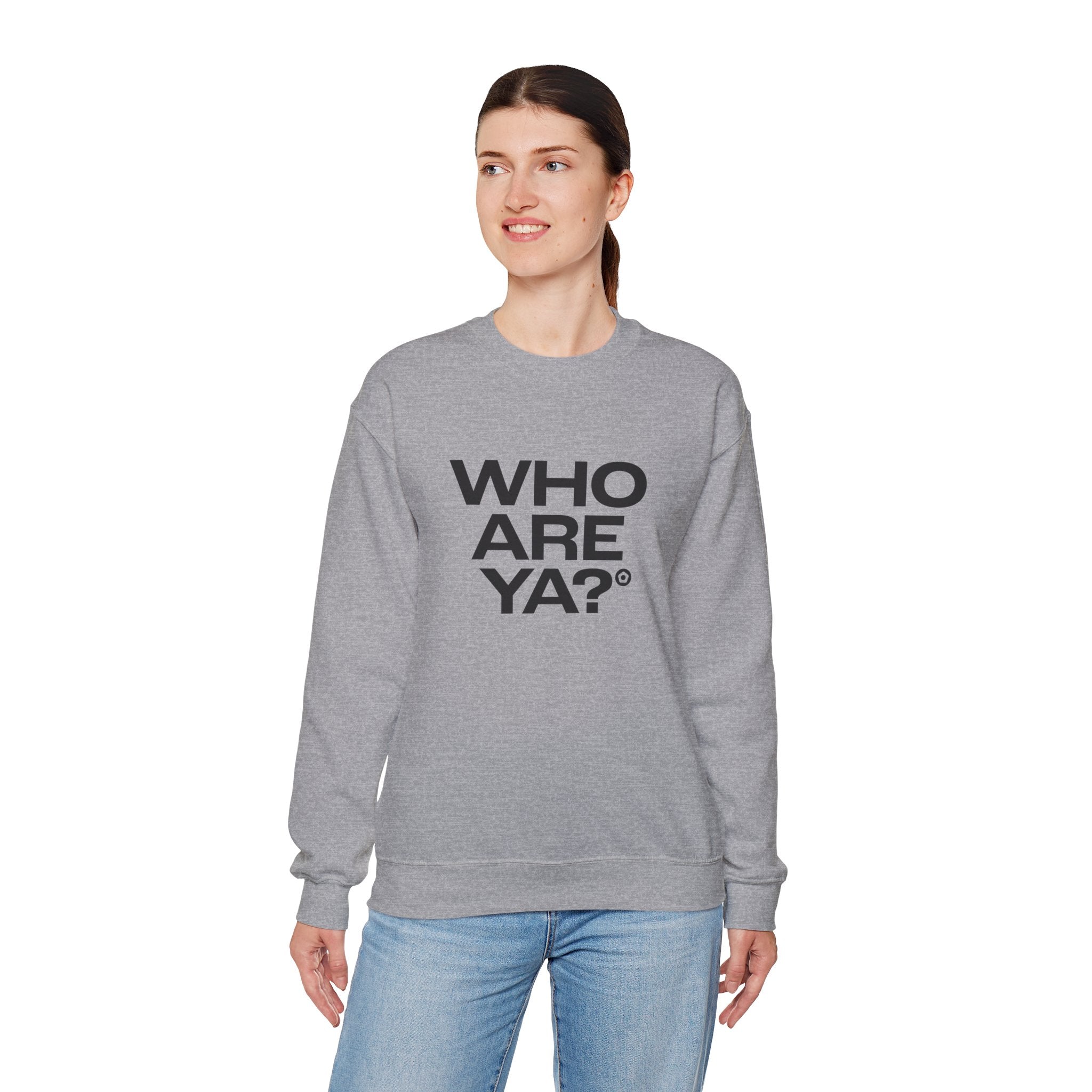 "WHO ARE YA?" Unisex Sweatshirt - We Make Footballers