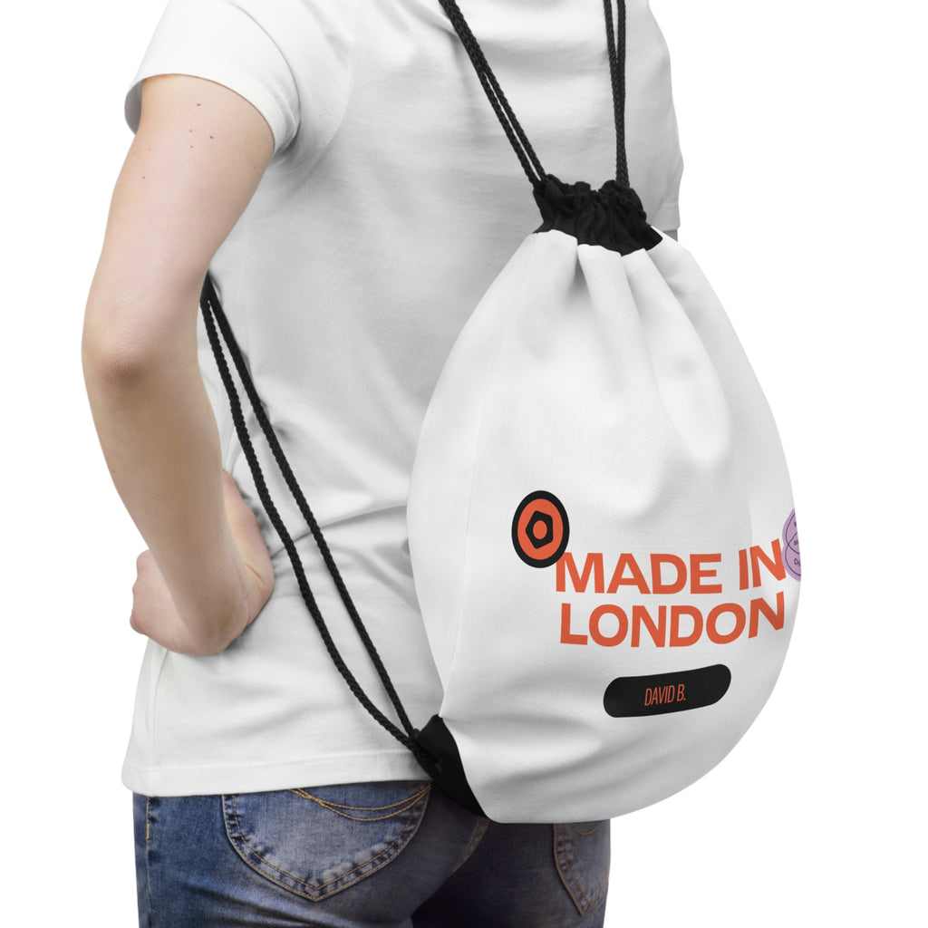 Kids Drawstring Bag - Personalised 'Made In' Version - We Make Footballers