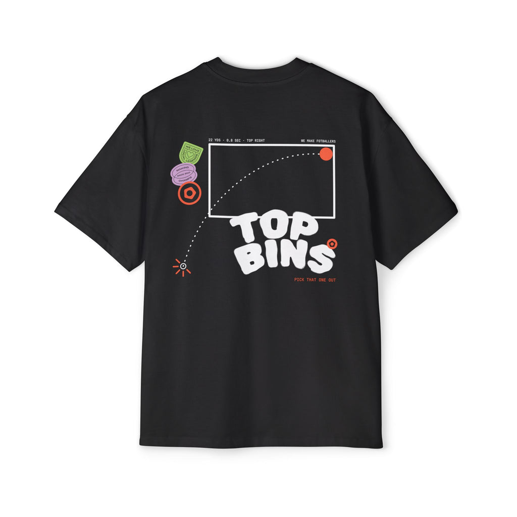 "Top Bins" Illustrated Men's Heavy Oversized Tee