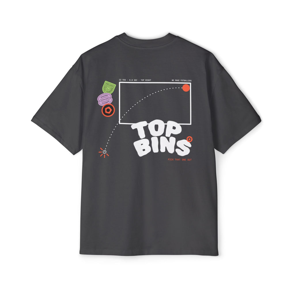 "Top Bins" Illustrated Men's Heavy Oversized Tee