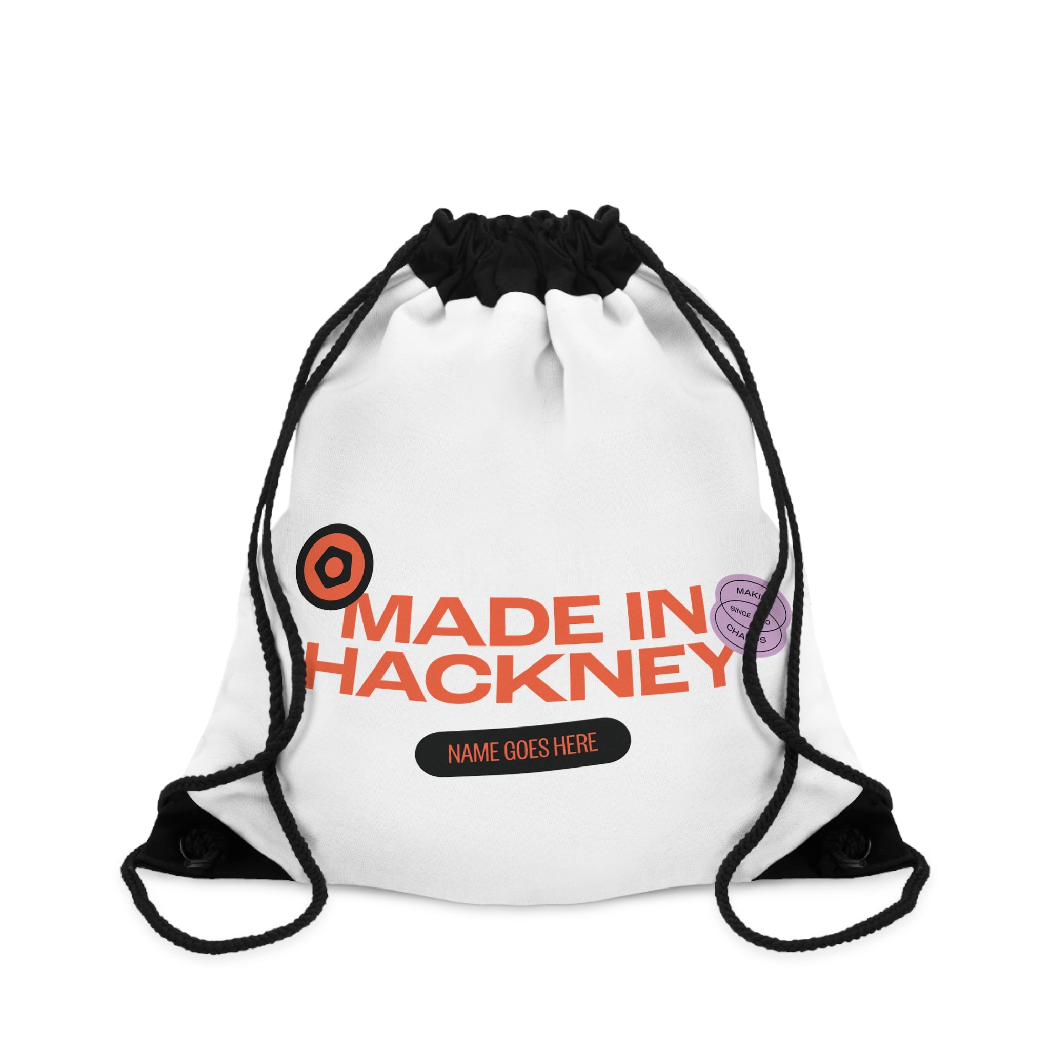 Kids Drawstring Bag - Personalised 'Made In' Version - We Make Footballers