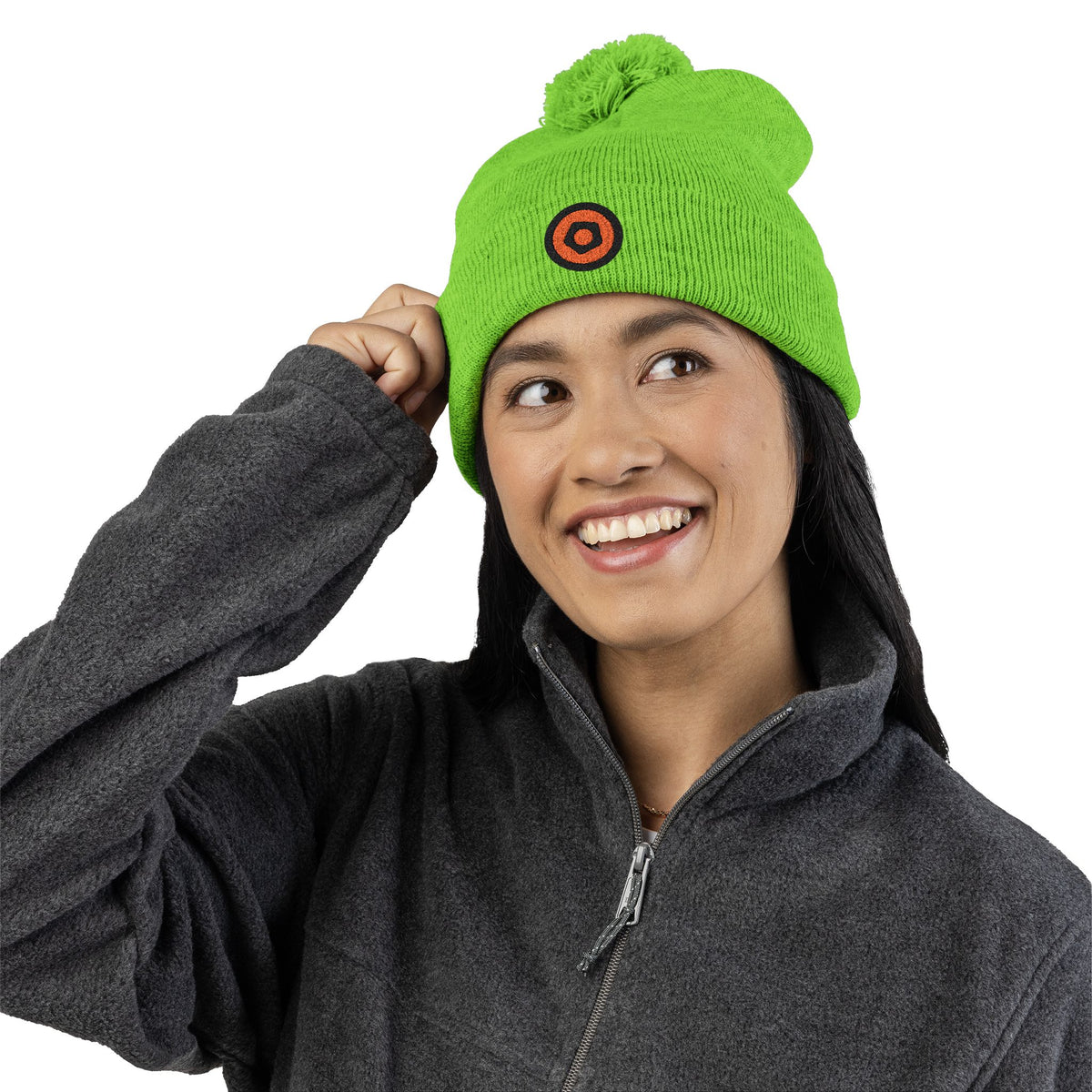 WMF Embroidered Pom-Pom Beanie