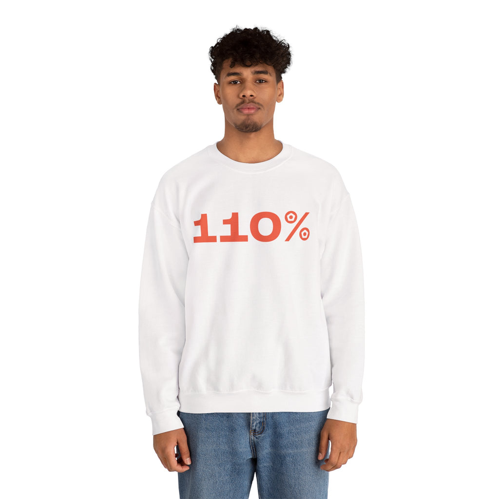 "110%" Unisex Sweatshirt - We Make Footballers