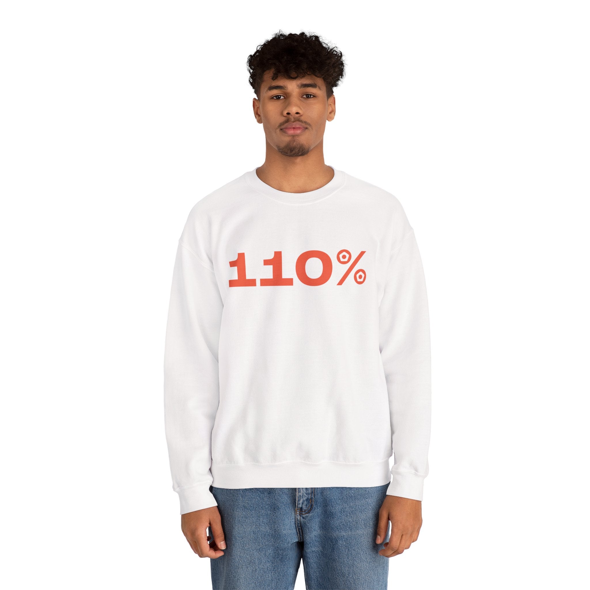 "110%" Unisex Sweatshirt - We Make Footballers
