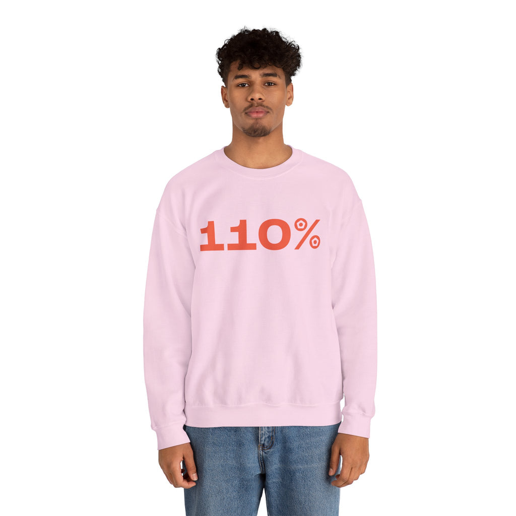"110%" Unisex Sweatshirt - We Make Footballers