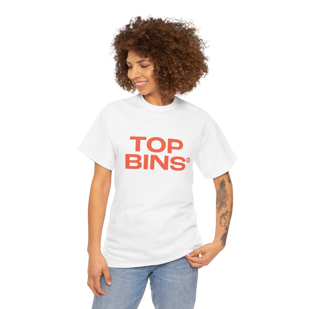 "TOP BINS" Unisex Heavy Cotton Tee - We Make Footballers