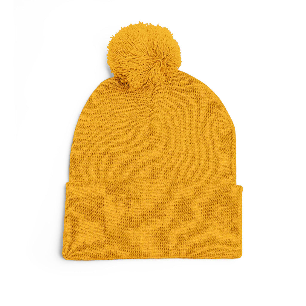 WMF Embroidered Pom-Pom Beanie
