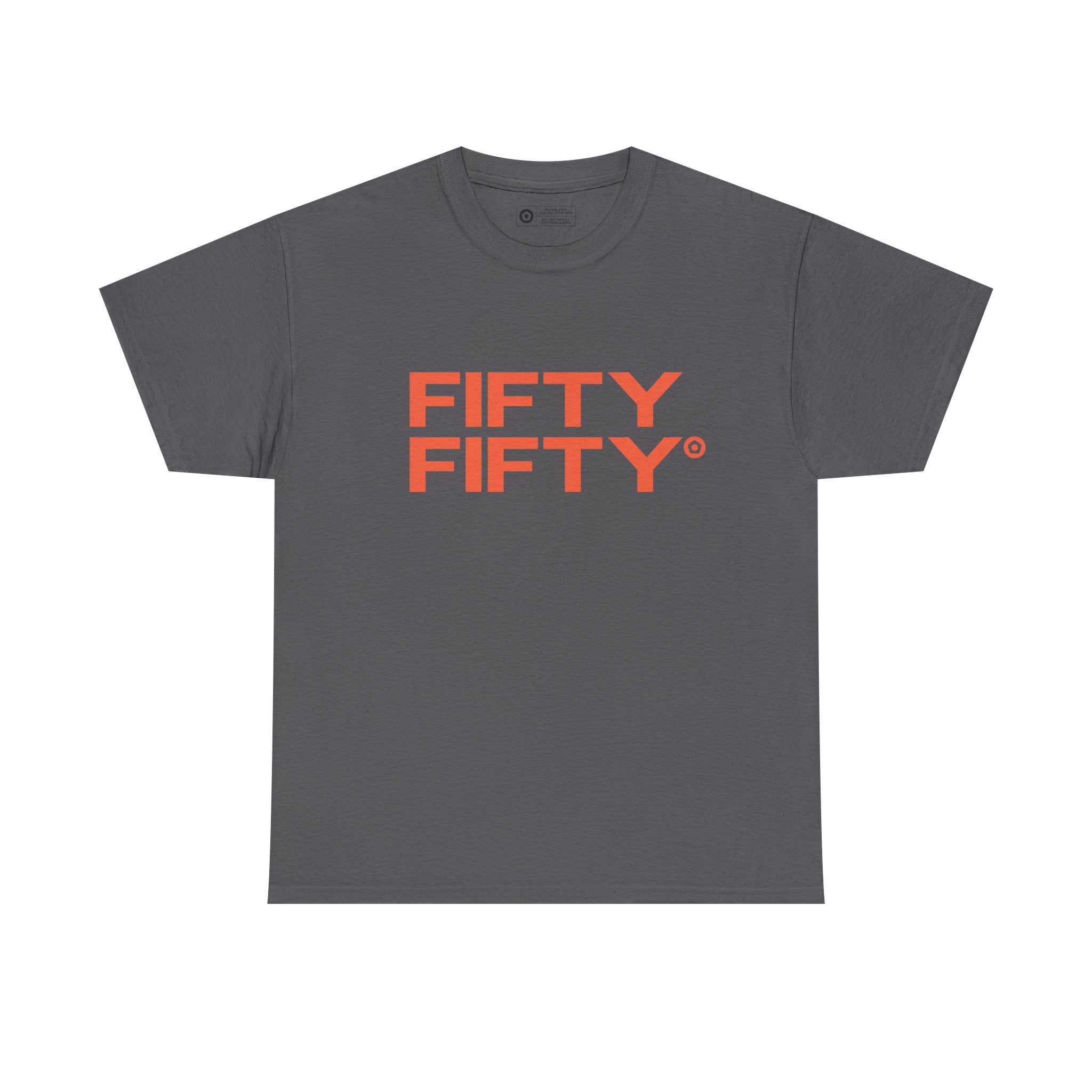 "FIFTY FIFTY" Unisex Heavy Cotton Tee - We Make Footballers