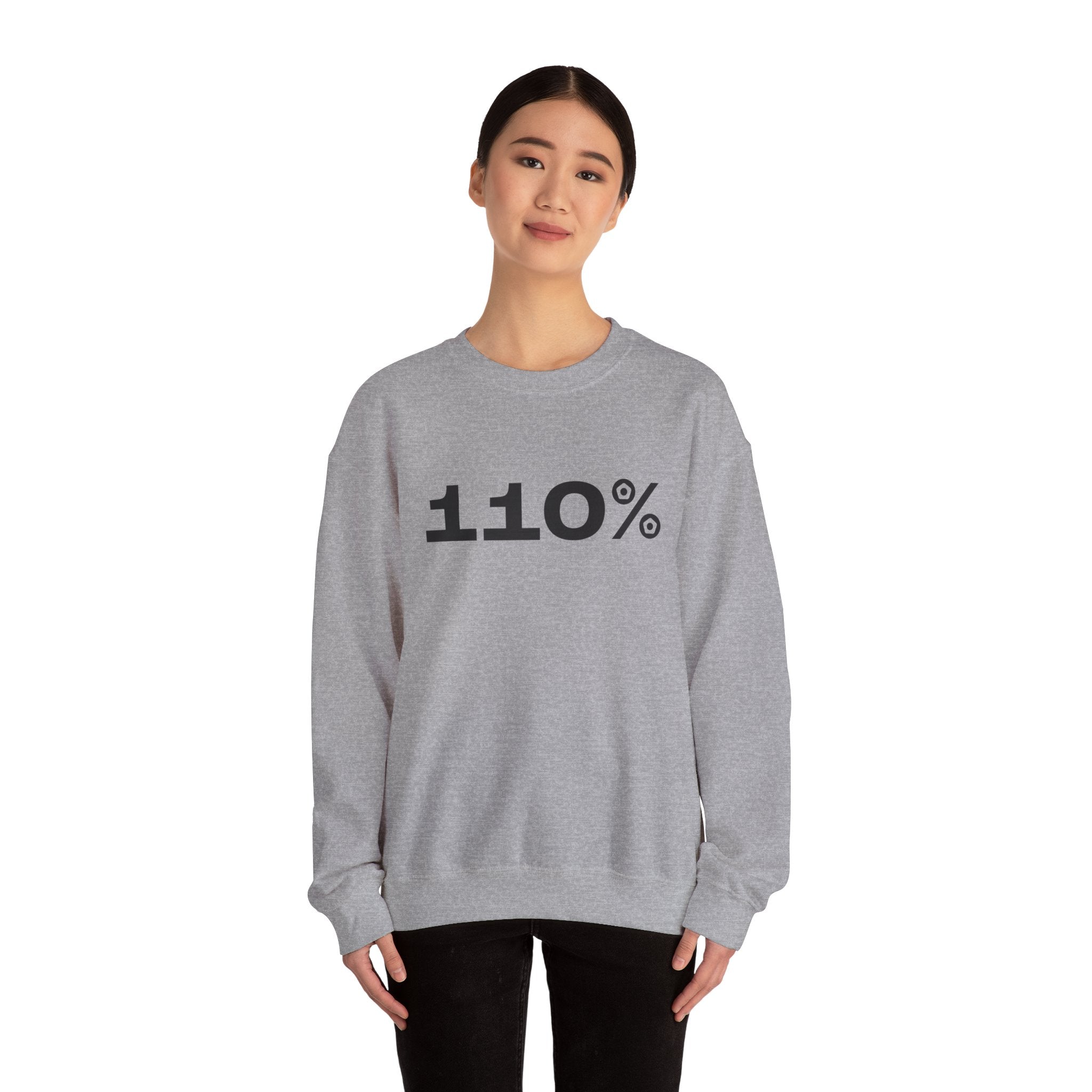 "110%" Unisex Sweatshirt - We Make Footballers