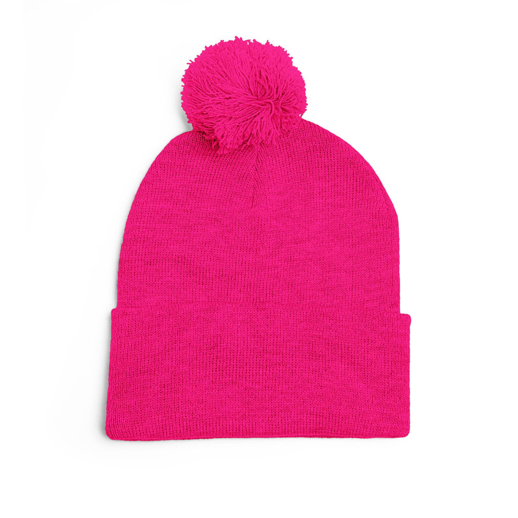 WMF Embroidered Pom-Pom Beanie