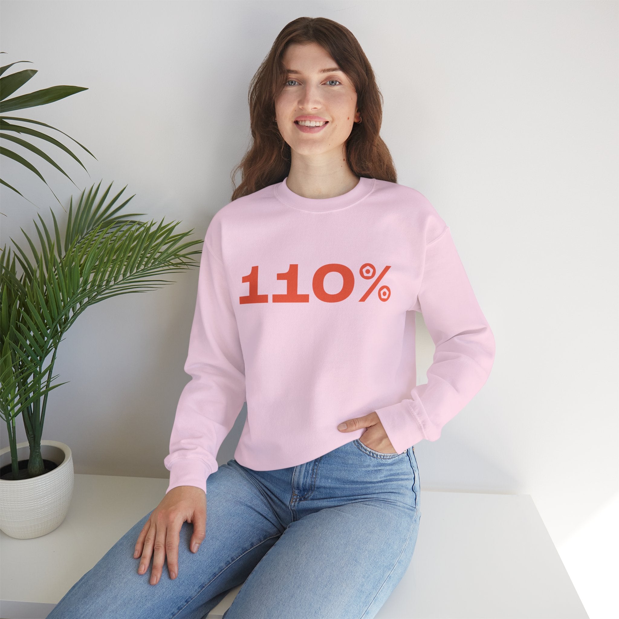 "110%" Unisex Sweatshirt - We Make Footballers