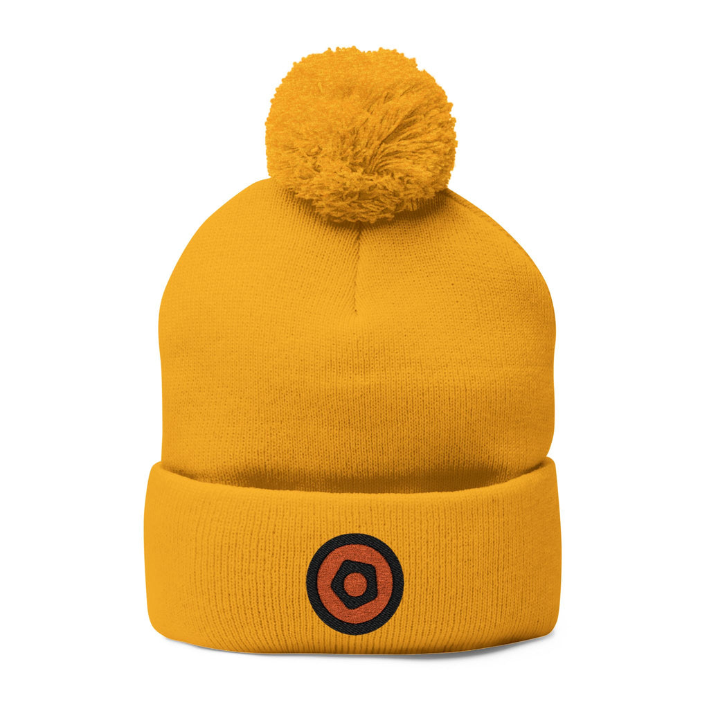 WMF Embroidered Pom-Pom Beanie