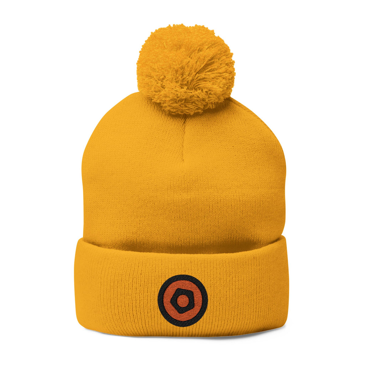 WMF Embroidered Pom-Pom Beanie