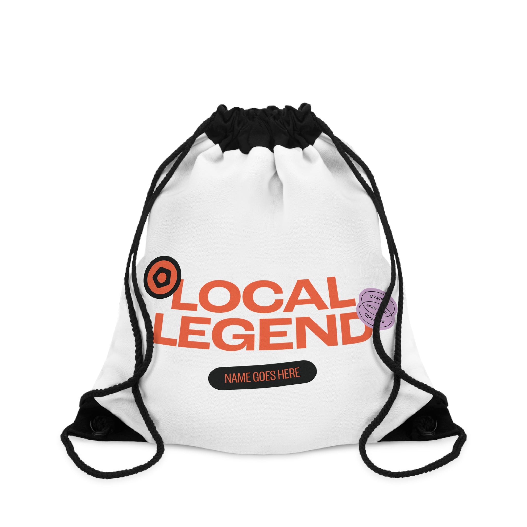 Personalised "Local Legend" Kids Drawstring Bag - We Make Footballers