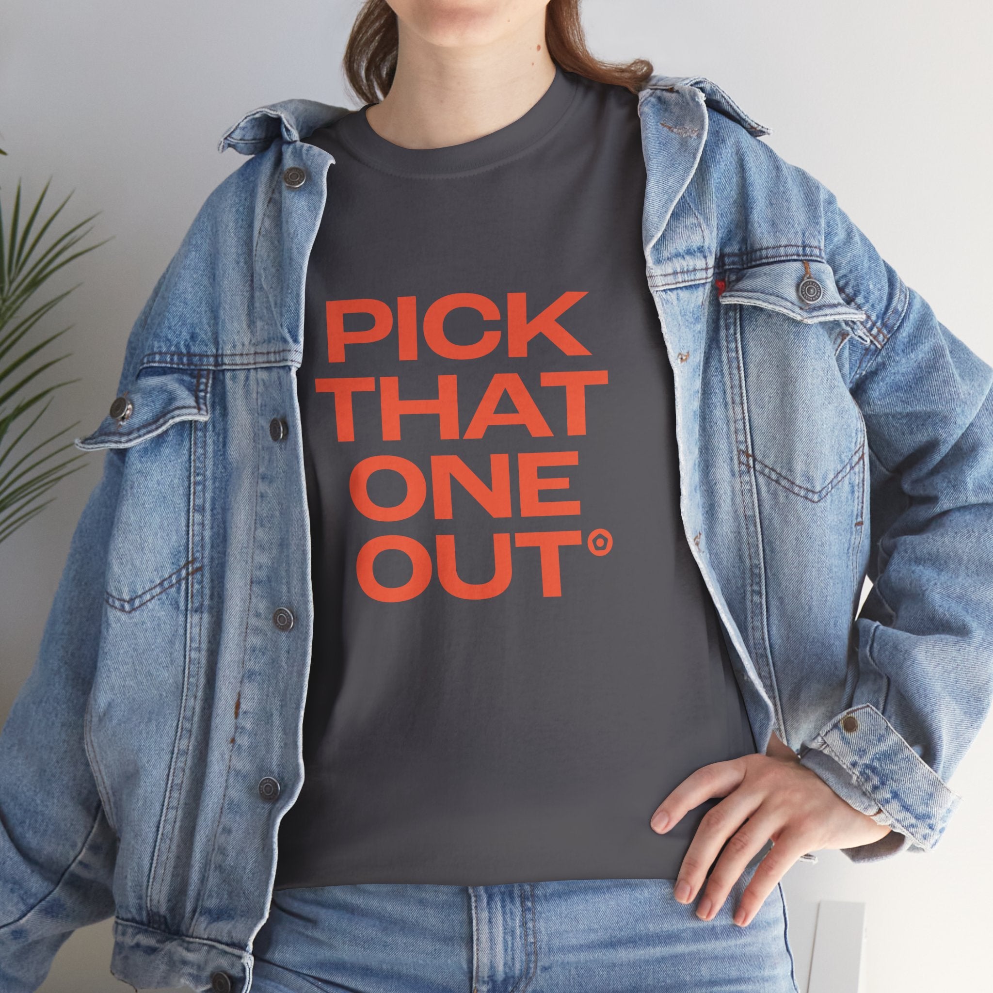 "PICK THAT ONE OUT" Unisex Heavy Cotton Tee - We Make Footballers