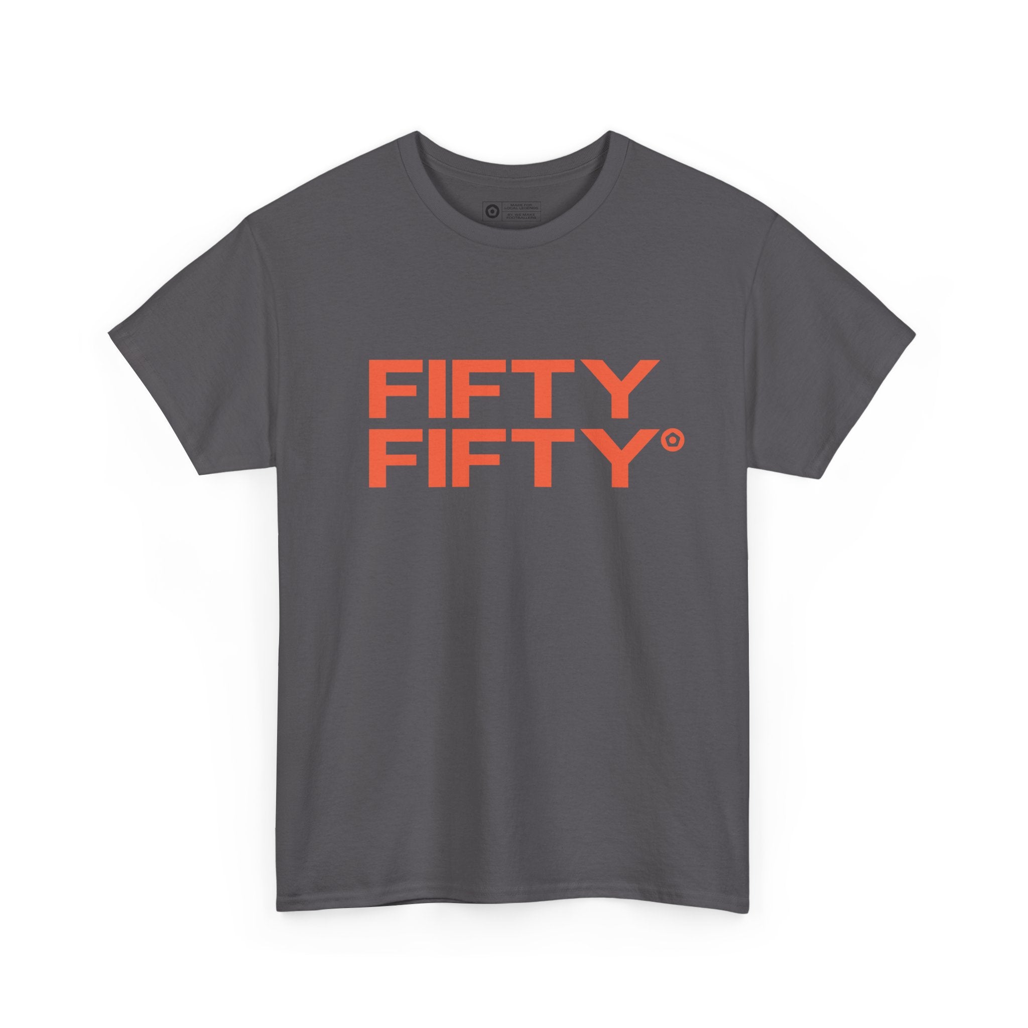 "FIFTY FIFTY" Unisex Heavy Cotton Tee - We Make Footballers