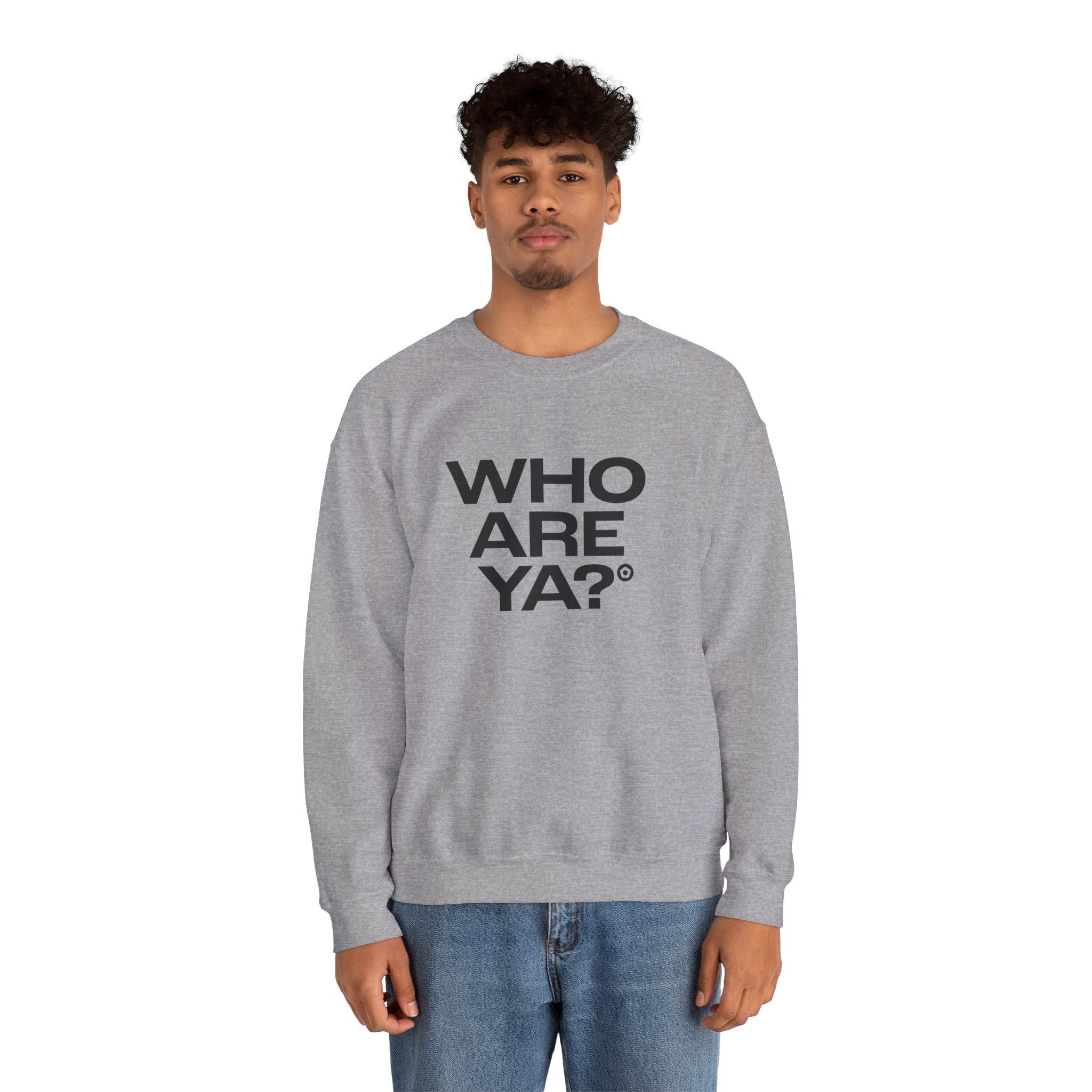"WHO ARE YA?" Unisex Sweatshirt - We Make Footballers