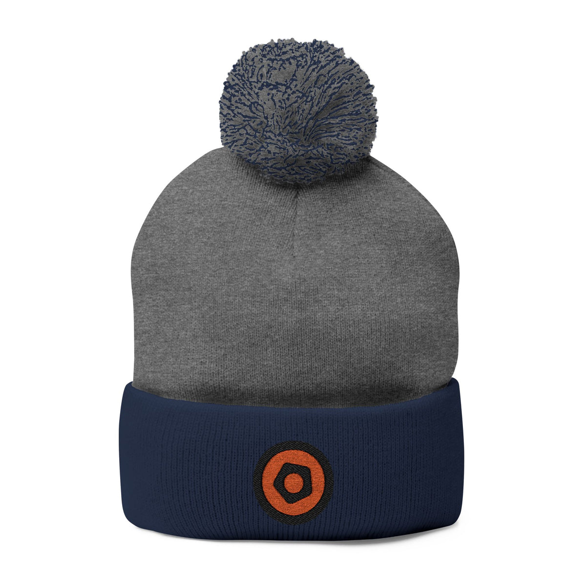WMF Embroidered Pom-Pom Beanie
