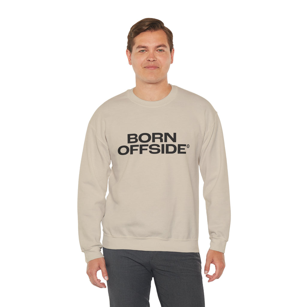 "BORN OFFSIDE" Unisex Sweatshirt - We Make Footballers