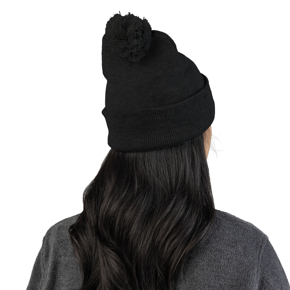 WMF Embroidered Pom-Pom Beanie