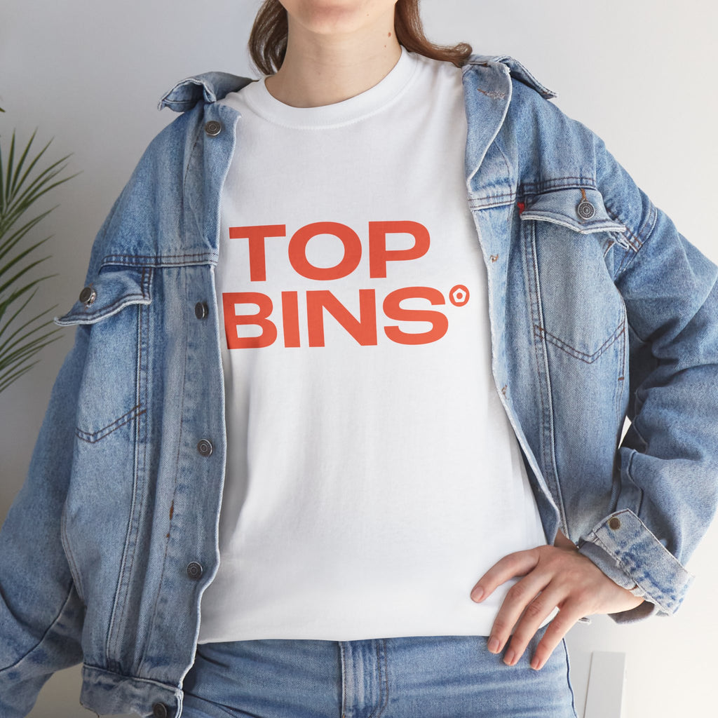 "TOP BINS" Unisex Heavy Cotton Tee - We Make Footballers