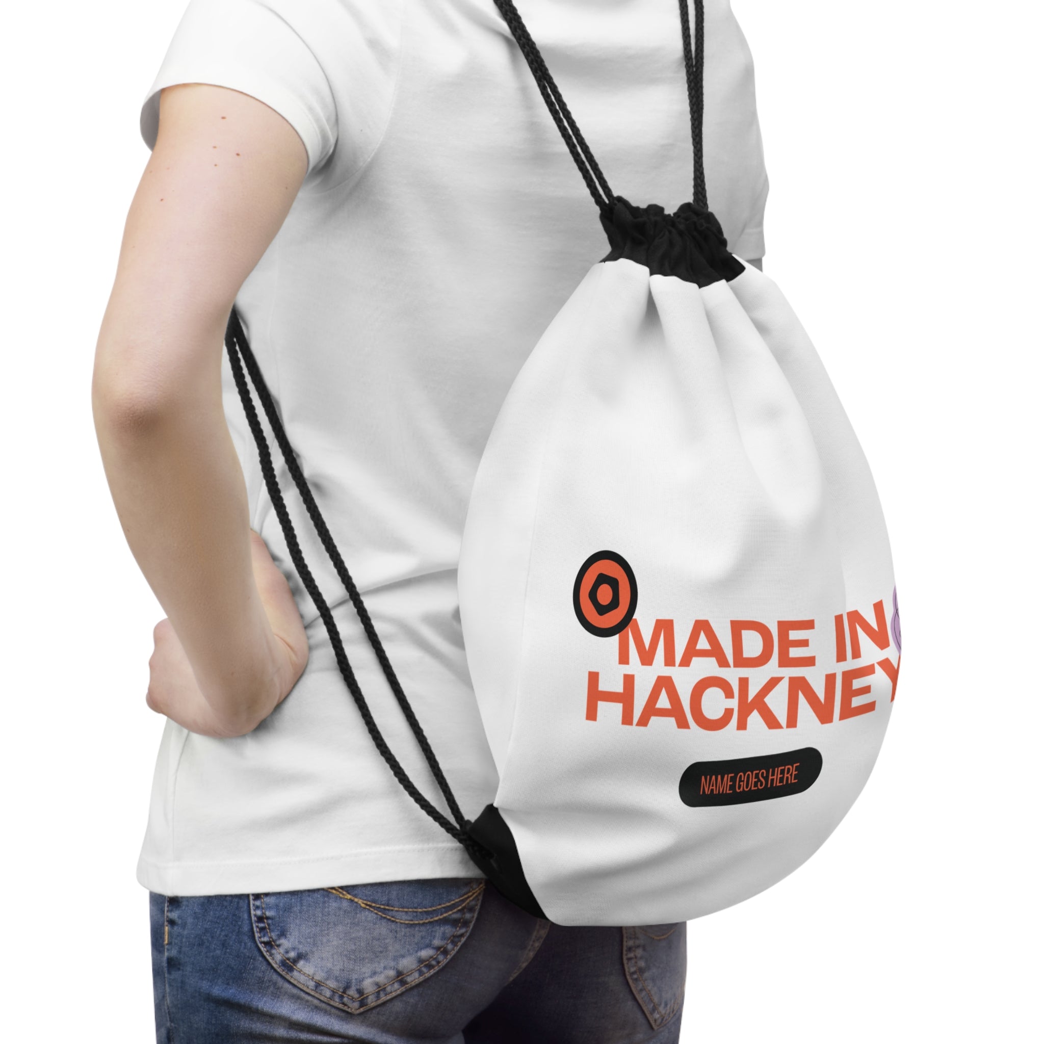 Kids Drawstring Bag - Personalised 'Made In' Version - We Make Footballers