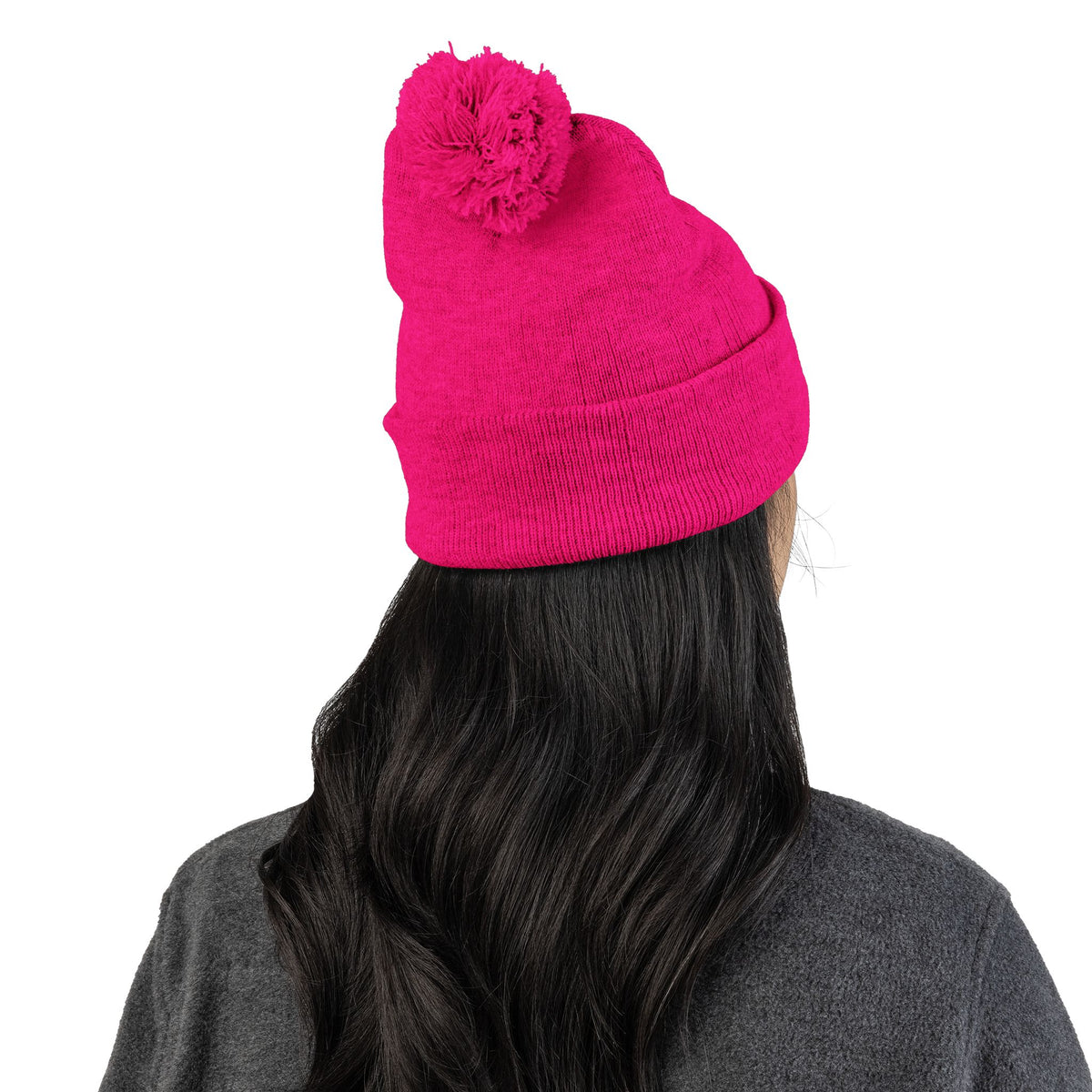 WMF Embroidered Pom-Pom Beanie