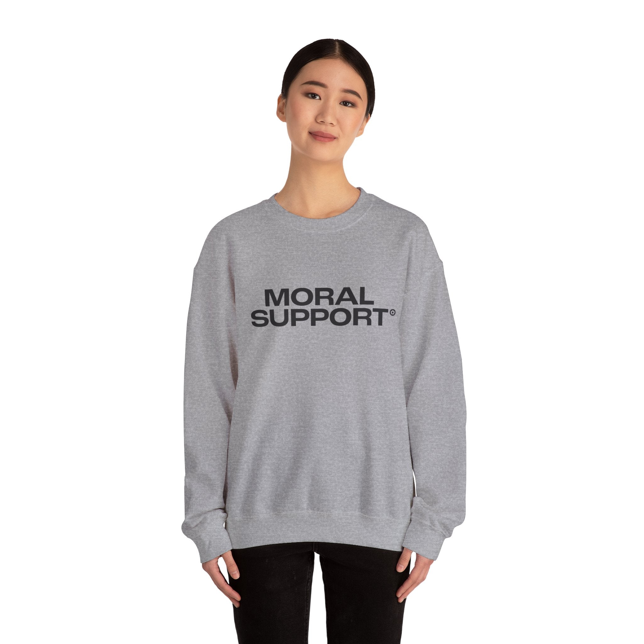 "MORAL SUPPORT" Unisex Sweatshirt - We Make Footballers