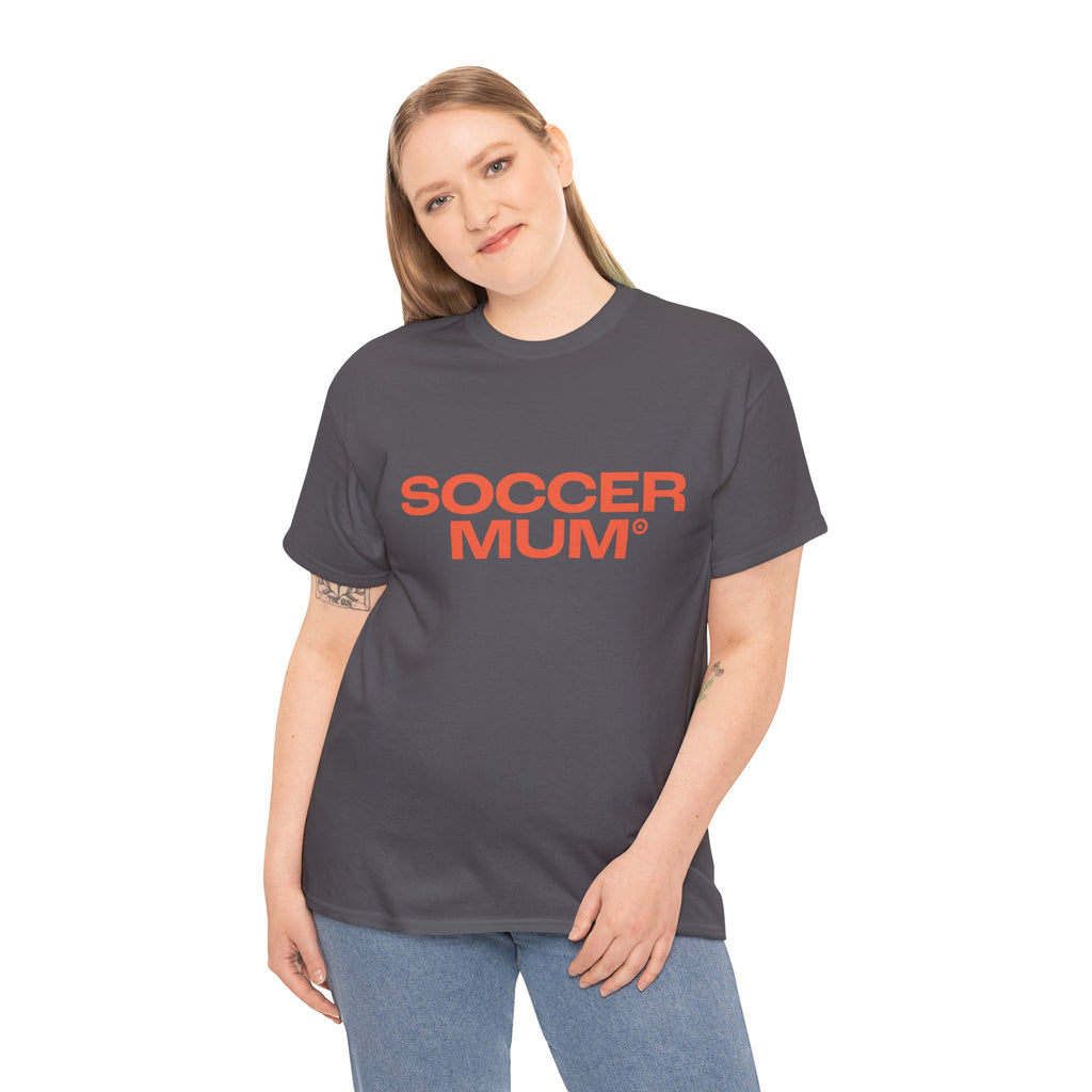 "SOCCER MUM" Unisex Heavy Cotton Tee - We Make Footballers