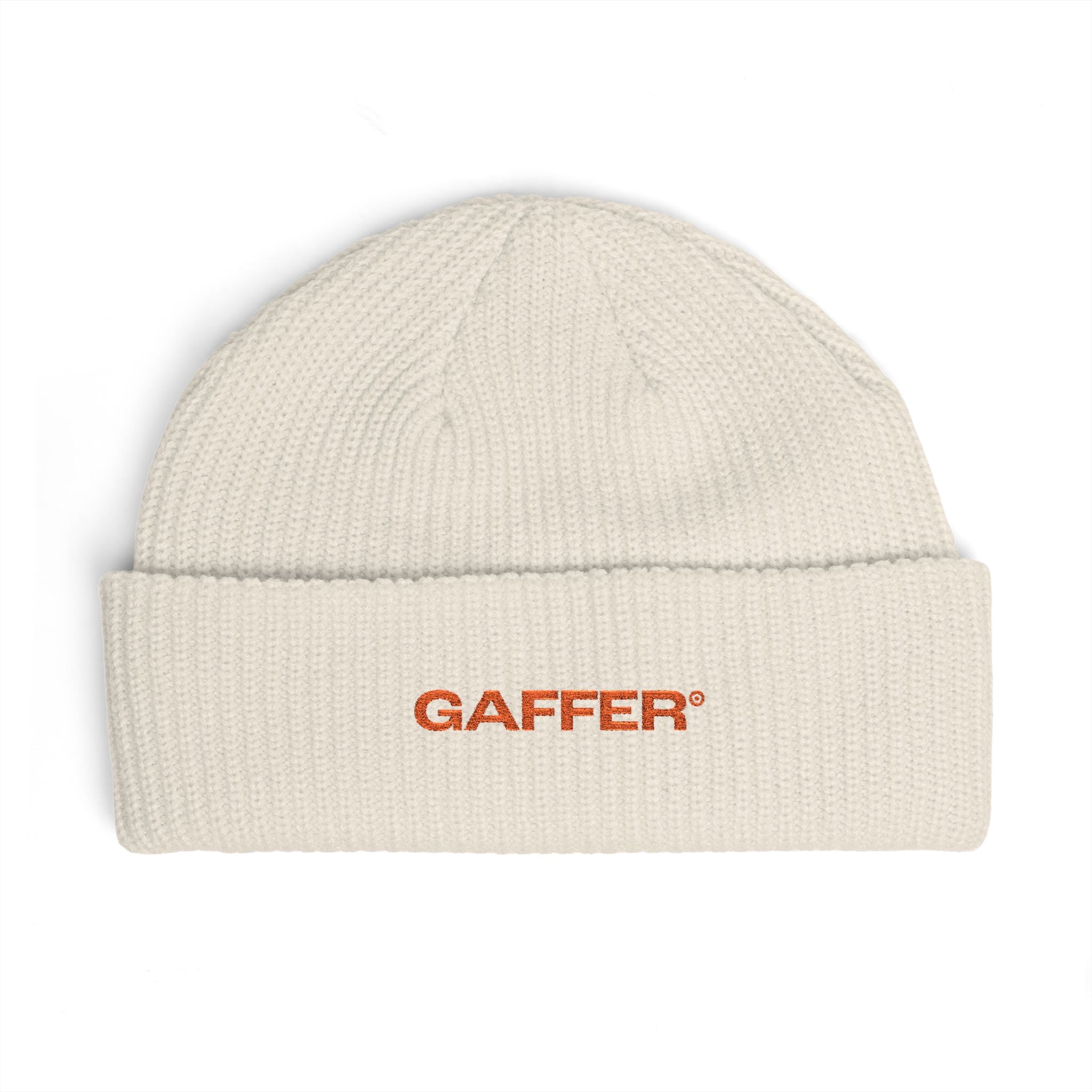 "GAFFER" Embroidered Cuff Beanie - We Make Footballers