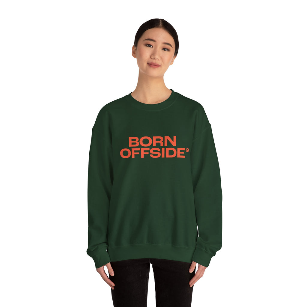 "BORN OFFSIDE" Unisex Sweatshirt - We Make Footballers