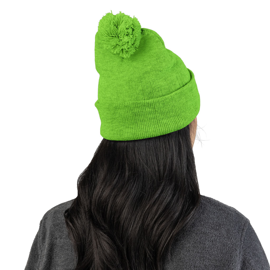 WMF Embroidered Pom-Pom Beanie