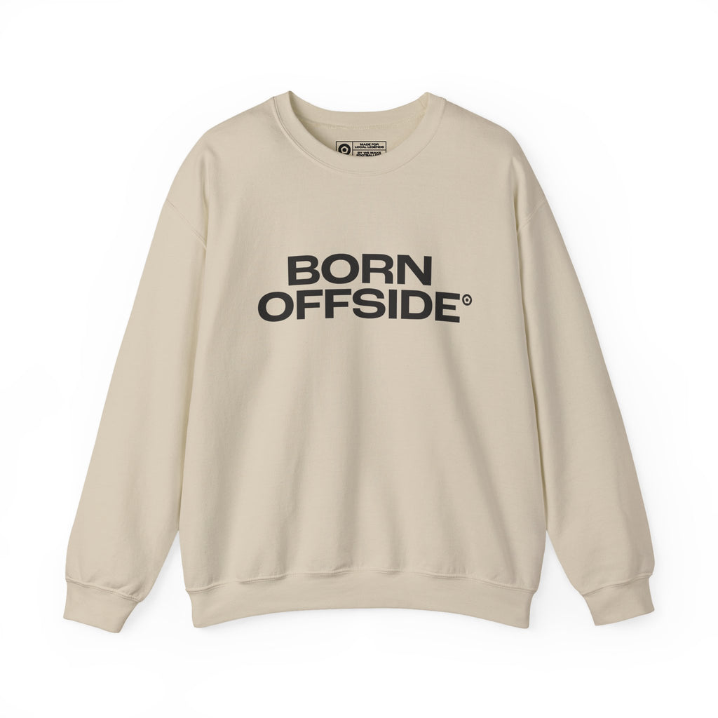 "BORN OFFSIDE" Unisex Sweatshirt - We Make Footballers