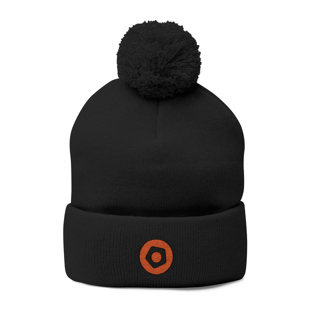 WMF Embroidered Pom-Pom Beanie
