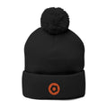WMF Embroidered Pom-Pom Beanie